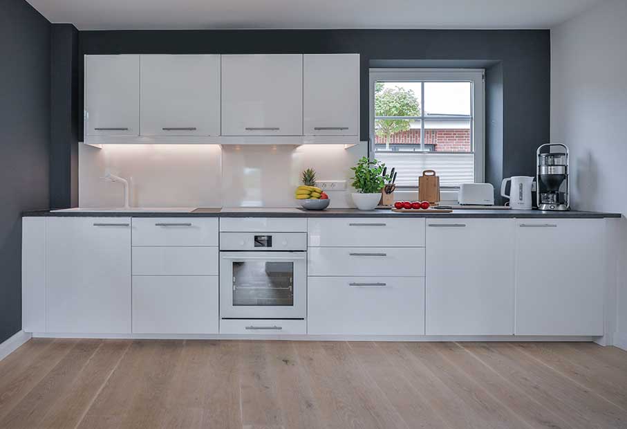 Ferienhauses mit vollausgestatteter Küche