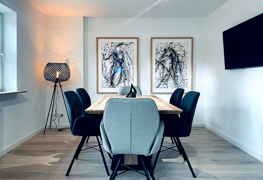 Essbereich für bis zu 6 Personen