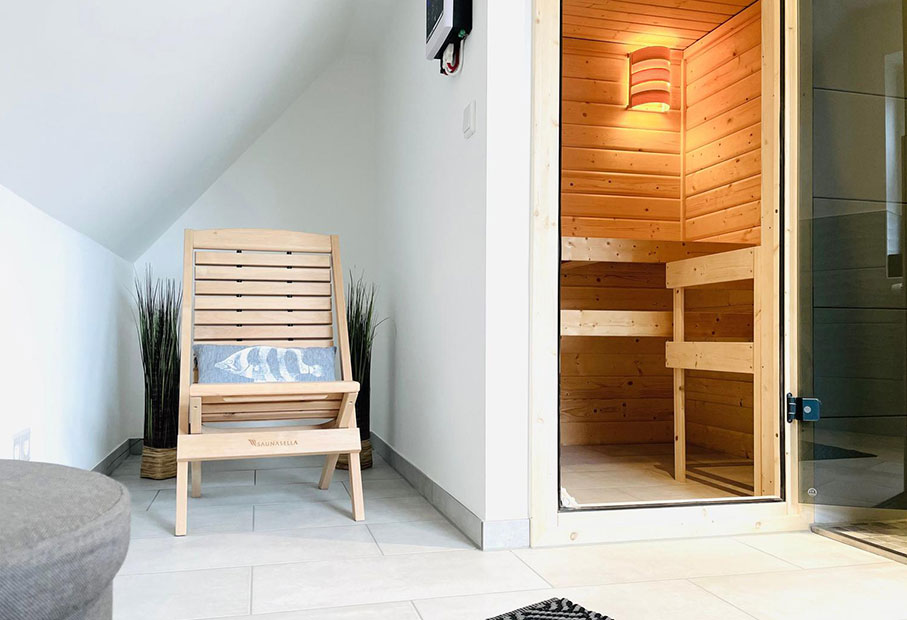 Eigene Sauna im Haus
